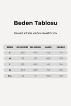 Rahat Kesim Kadın Pantolon, Lacivert - 4