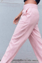 Rahat Kesim Kadın Pantolon, Pembe - 3