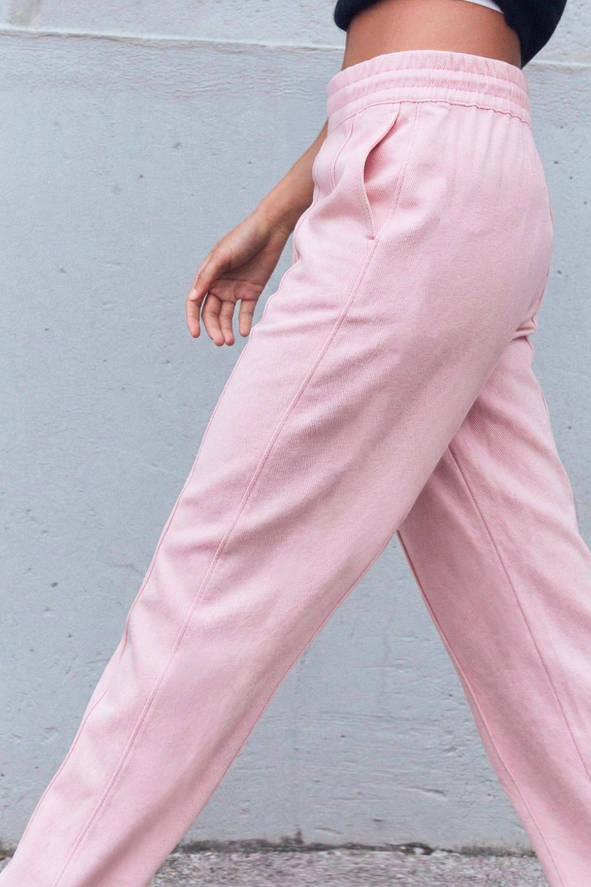 Rahat Kesim Kadın Pantolon, Pembe - 3
