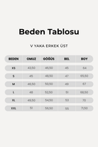 V Yaka Uzun Kollu Erkek Tişört, Kiremit - 3