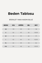 Bisiklet Yaka Uzun Kollu Kadın Bluz, Lila - 3