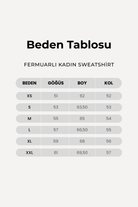 Fermuarlı Logo Nakışlı Sweatshirt, Petrol Mavisi - 4