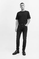 Comfort Fit Erkek Jean Pantolon, Siyah - 0