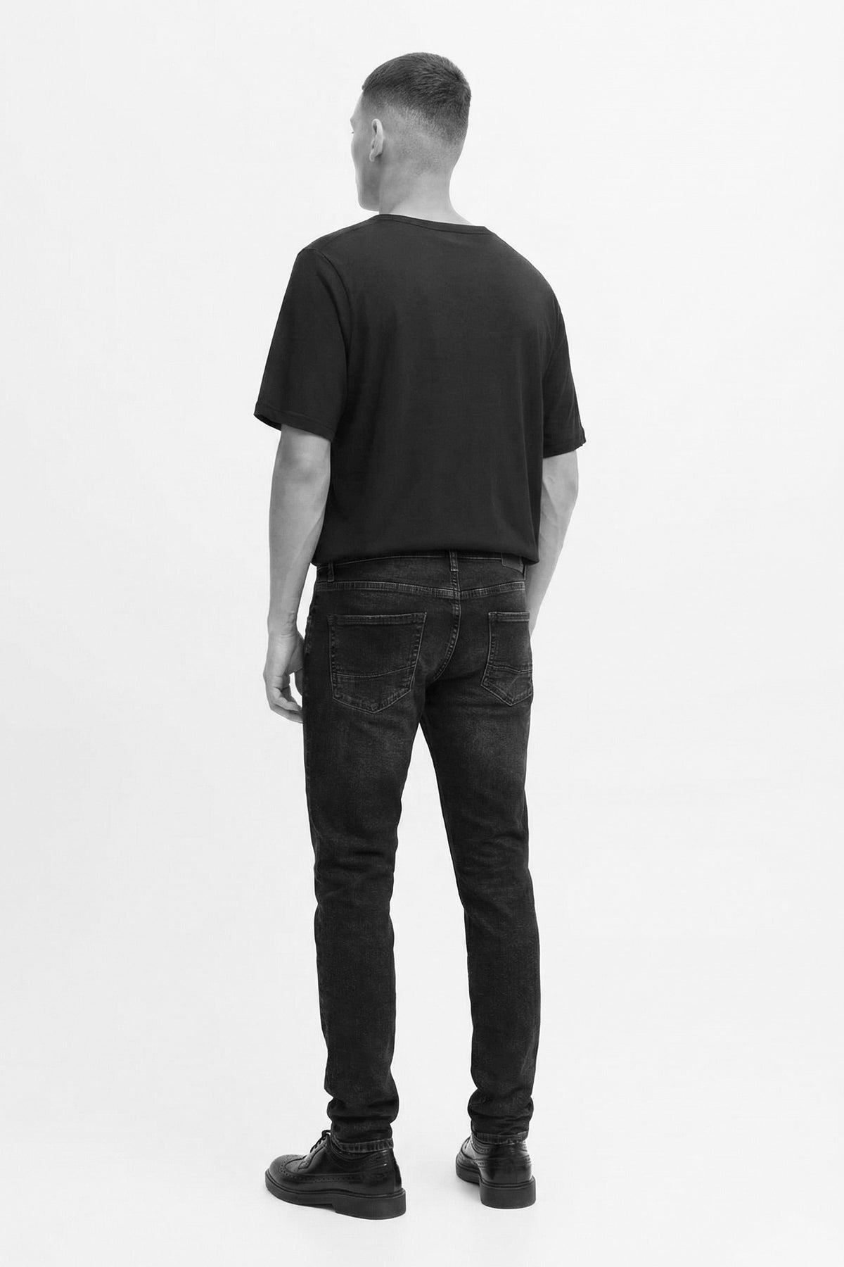 Comfort Fit Erkek Jean Pantolon, Siyah - 2