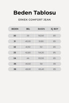 Comfort Fit Erkek Jean Pantolon, Siyah - 4