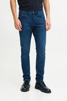 Comfort Fit Erkek Jean Pantolon, Mavi - 1