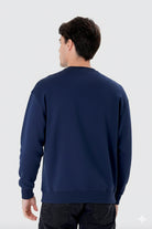 Regular Fit Logo Nakışlı Sweatshirt, Lacivert - 3