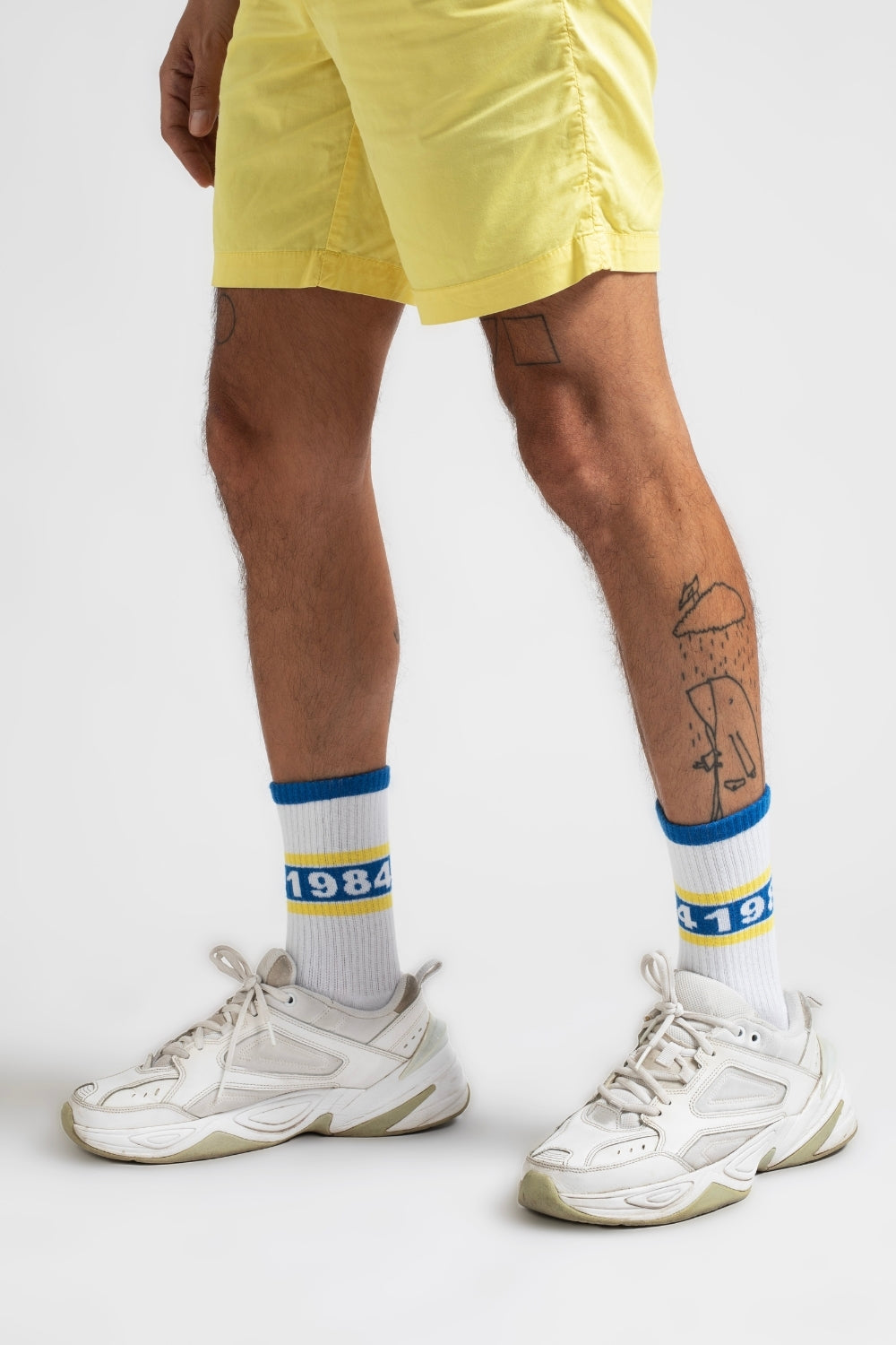 Blue Pack Premium Unisex Lifestyle & Spor Havlu Taban Organik Pamuklu 5'li Çorap Seti - 4