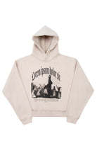 Lorem Ipsum Kapüşonlu Sweatshirt - Bej - 0