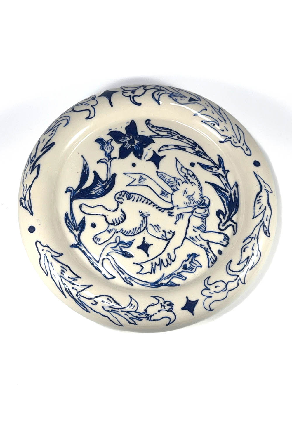 Rabbit Artplate Seramik Tabak - 0