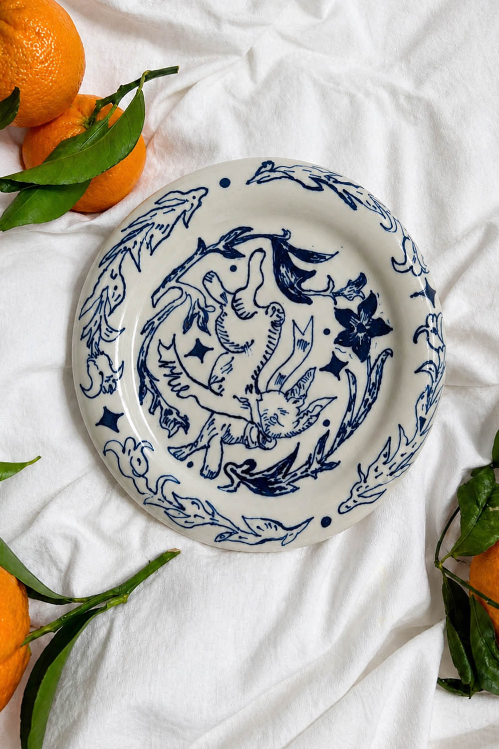 Rabbit Artplate Seramik Tabak - 2