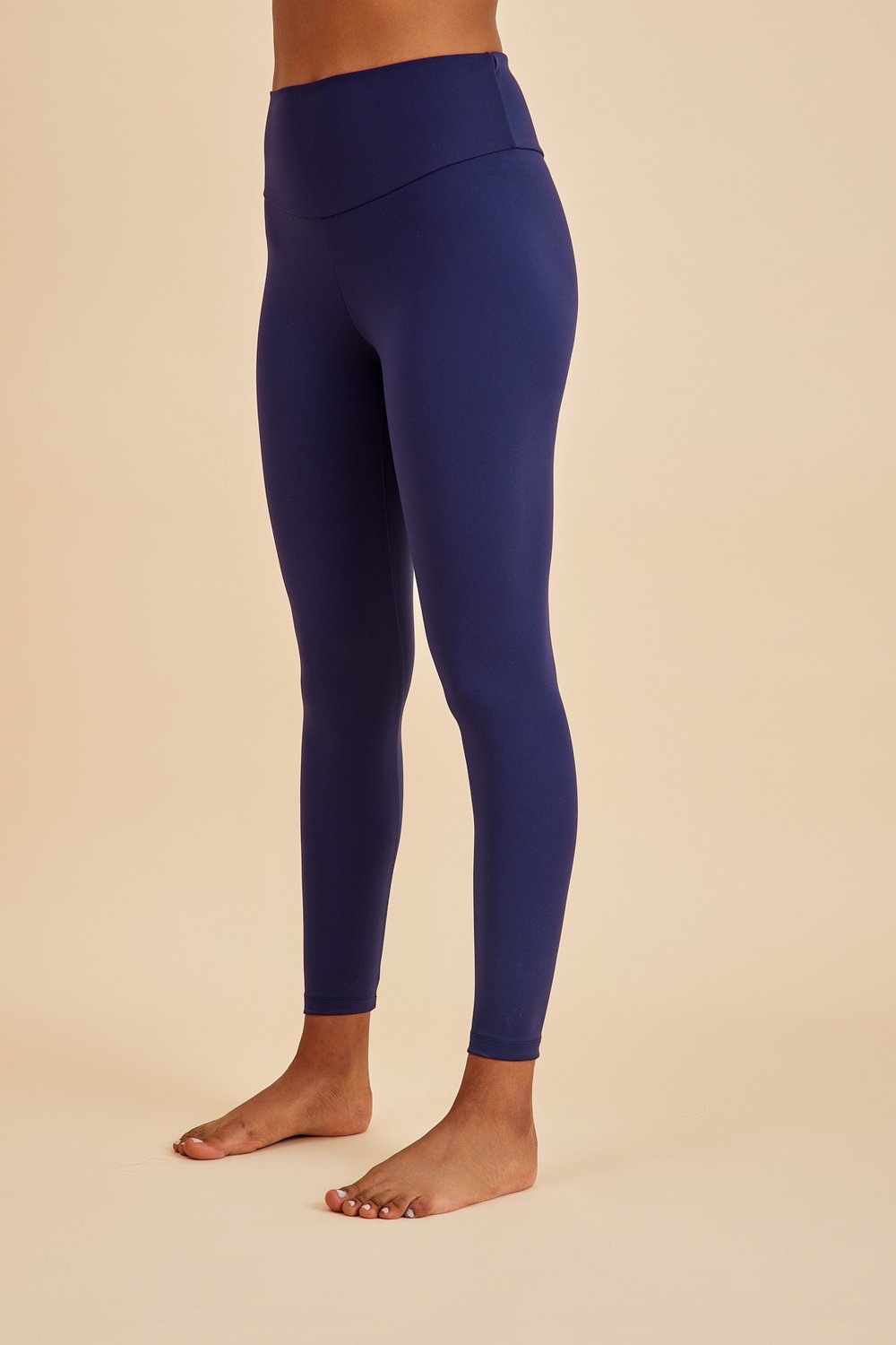 Amarelle-Sportive Lacivert Light Touch Uzun Toparlayıcı Spor Taytı-Activewear-6-fleurdirect.live