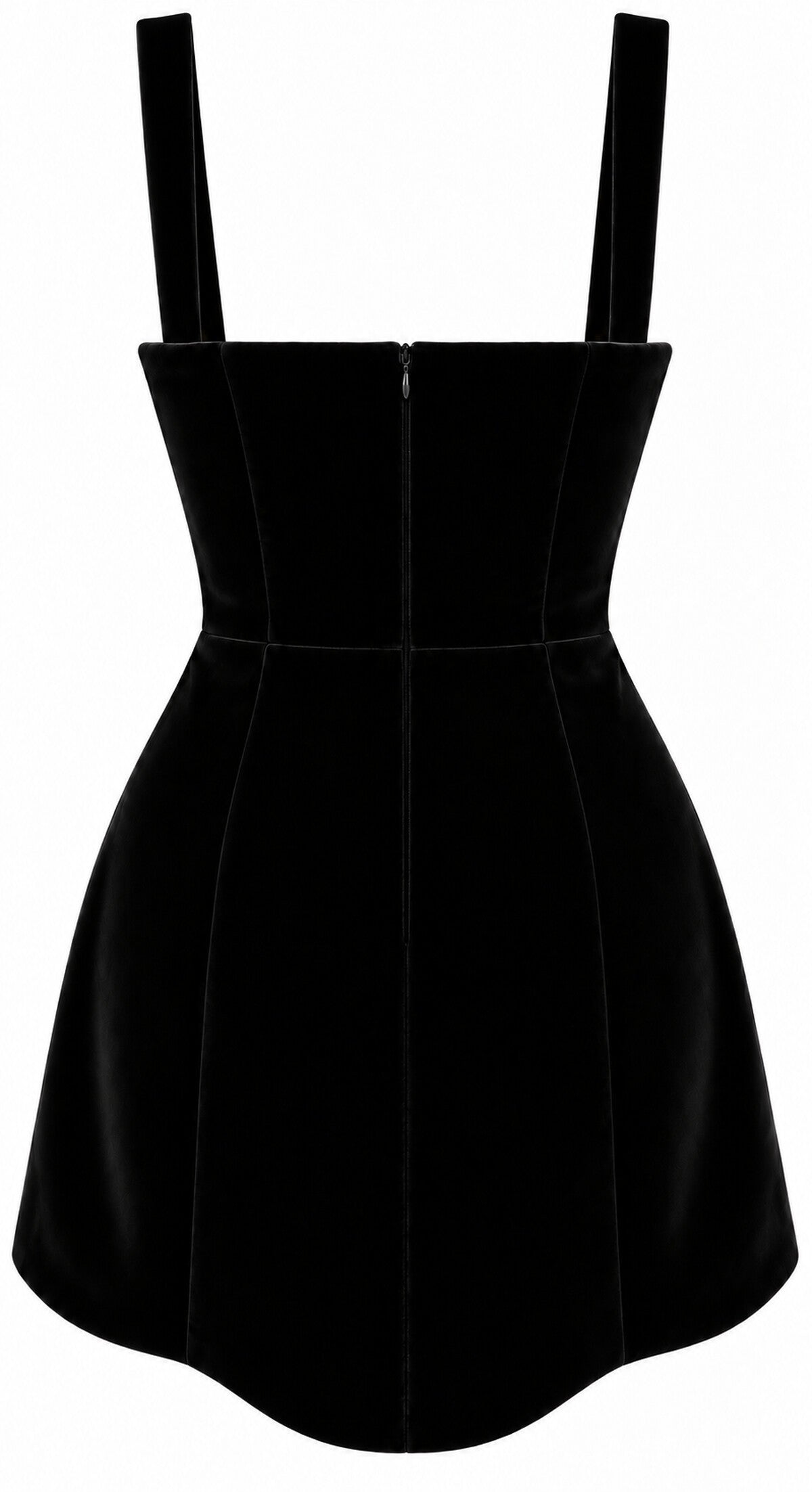 Sculpted Velvet Mini Dress