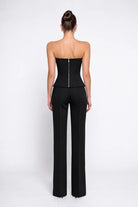 SiYah Saten Pantolon