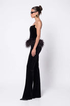 SiYah Tüy Detayli KadiFe Korse