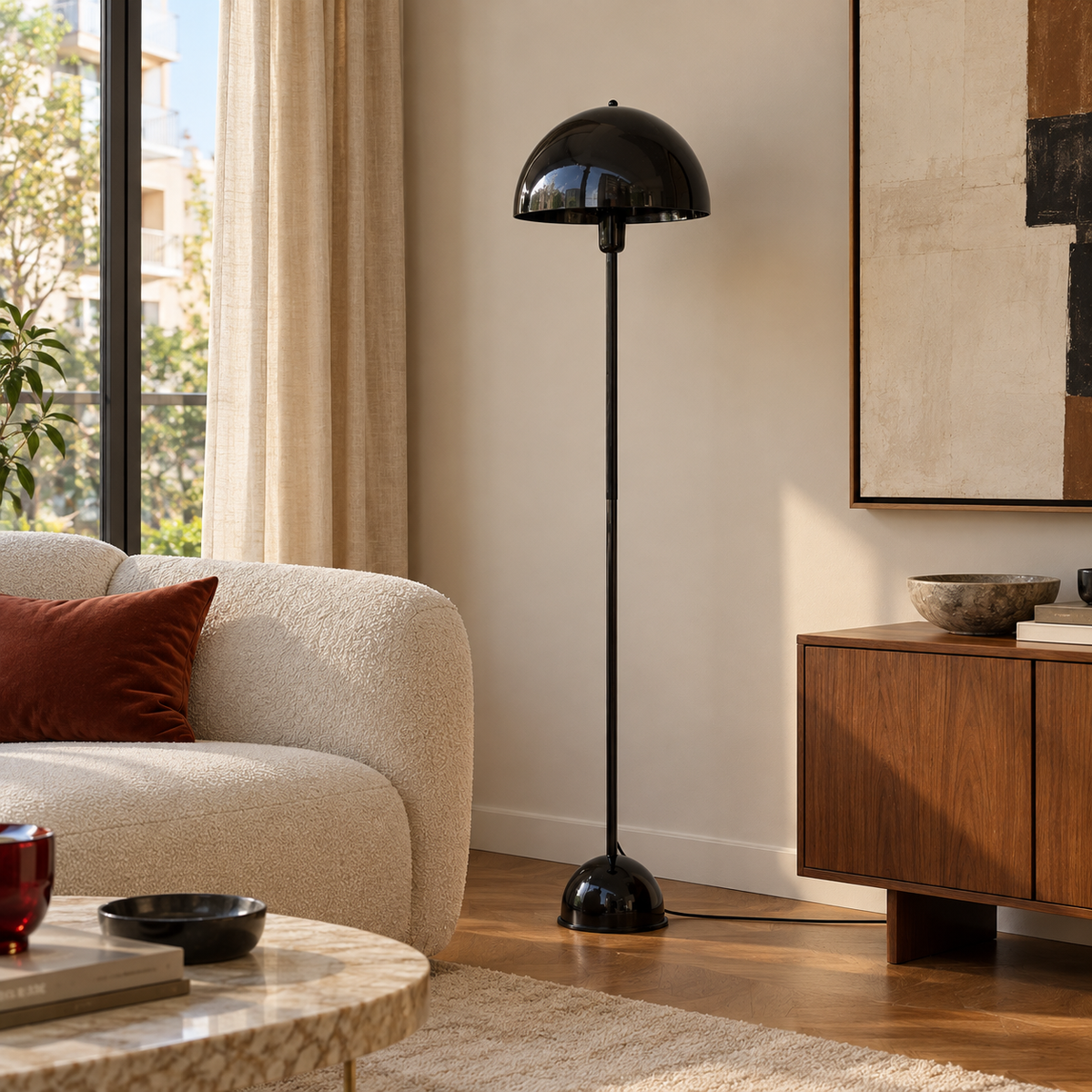 Soho Siyah Metal Lambader 