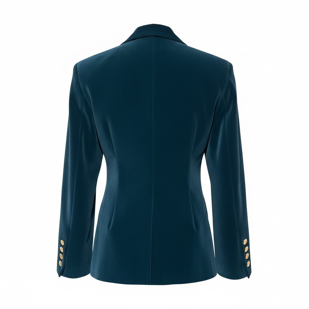 Tailored Velvet Blazer & Mini Skirt Set