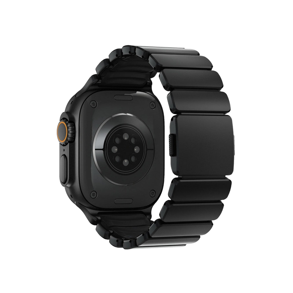 Titaflex Apple Watch Ultra Uyumlu Titanyum Kordon Obsid