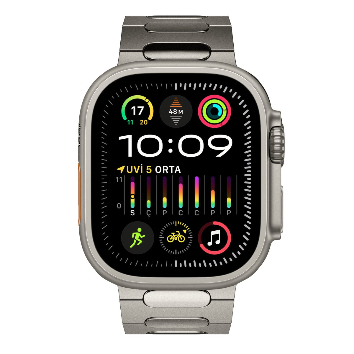 Titanova Apple Watch Uyumlu Titanyum Kordon Naturel