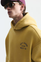 Oversize Baskılı Kapüşonlu Sweatshirt