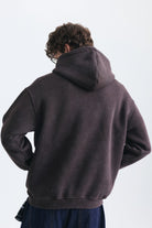 Nakışlı Oversize Kapüşonlu Sweatshirt