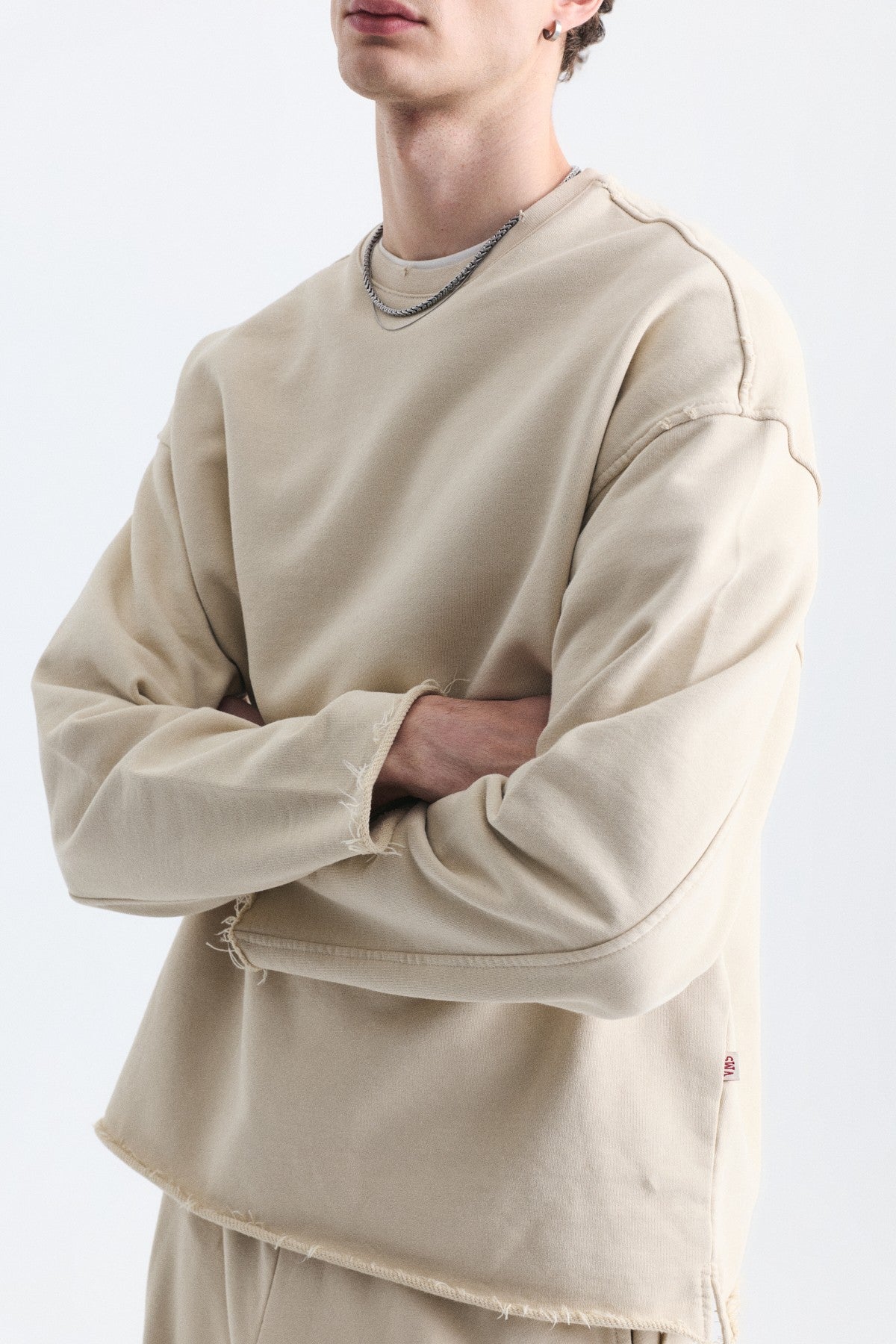 Dikiş Detaylı Oversize Sweatshirt