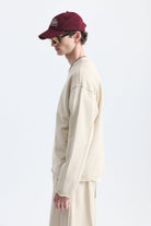 Dikiş Detaylı Oversize Sweatshirt