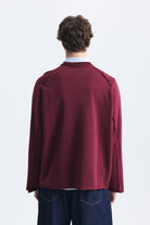 Oversize Rakam Baskılı Sweatshirt