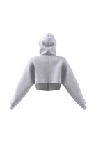 Adidas-Crop Full-Zip Loungewear Hoodie-Sweatshirts & Hoodies-10-fleurdirect.live