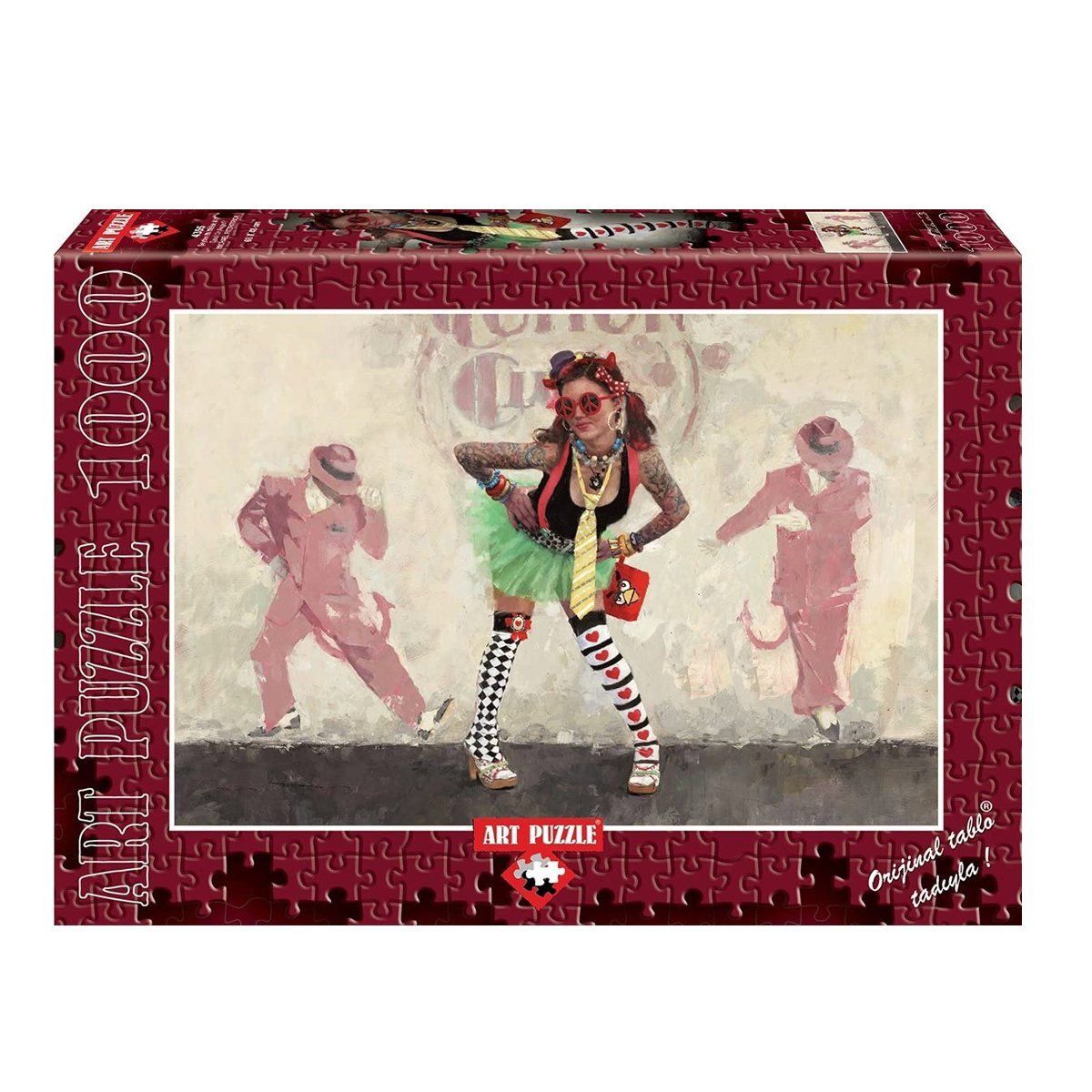 Art Puzzle-Şeytan Mı? Melek Mi? 1000 Parça Puzzle-Puzzle-1-fleurdirect.live
