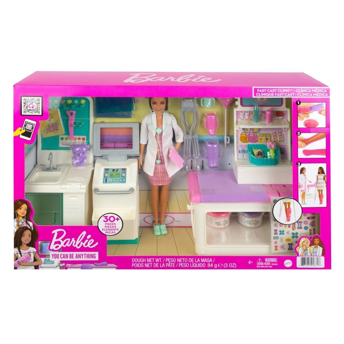 Barbie-Barbie'nin Klinik Oyun Seti-Biriktirilebilir Oyuncaklar ve Setleri-1-fleurdirect.live