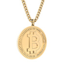 Chocli-18 Ayar Altın Kaplama Bitcoin Ayarlanabilir Kolye-Kolye-1-fleurdirect.live