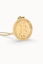 Chocli-18 Ayar Altın Kaplama Bitcoin Ayarlanabilir Kolye-Kolye-4-fleurdirect.live