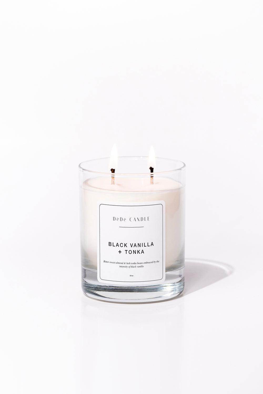 DéDé Candle & Body-Black Vanilla + Tonka Fine & Artisanal Candle-Mum-1-fleurdirect.live