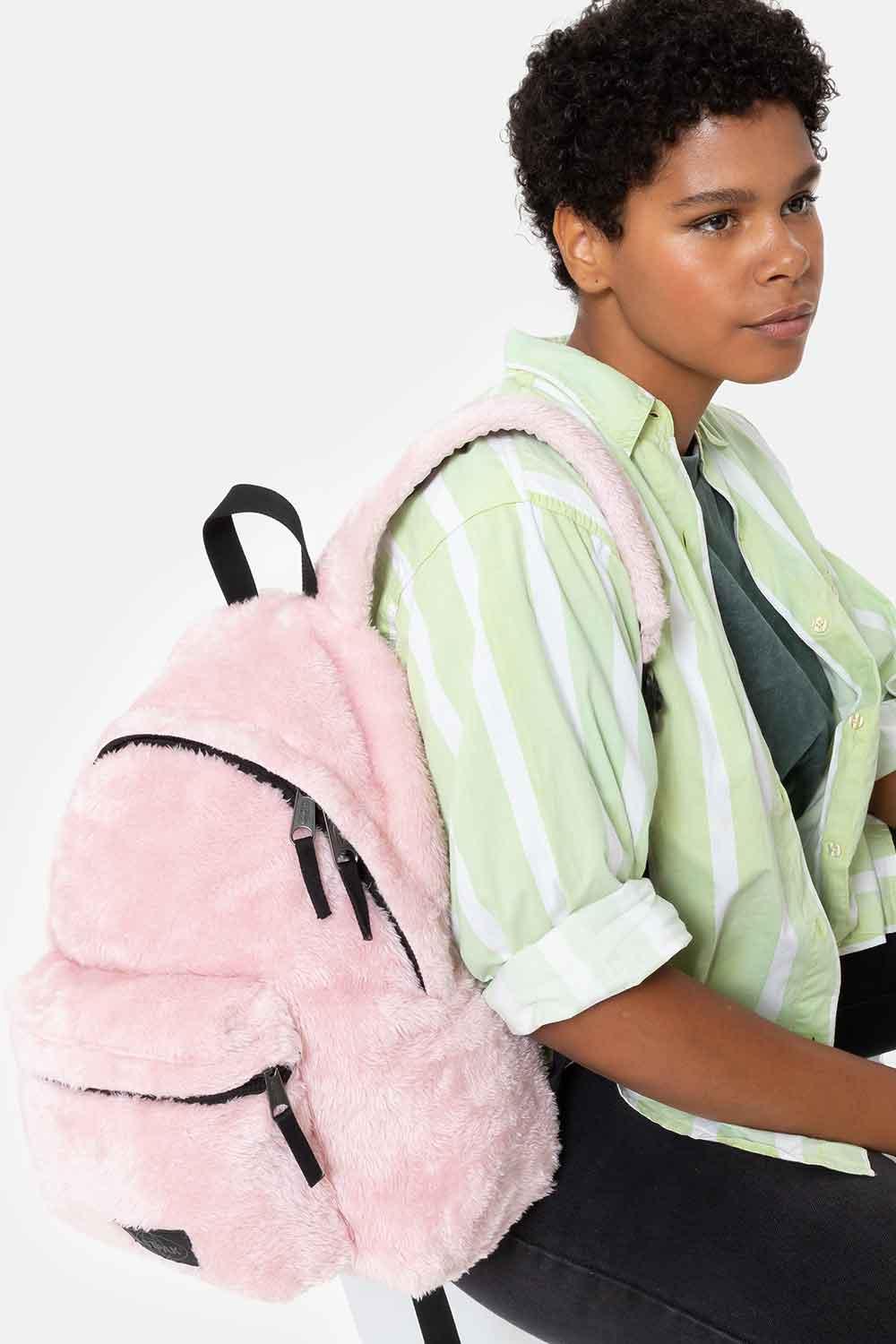 Eastpak-Padded Pak'r Fuzzy Pink Sırt Çantası-Sırt Çantası-2-fleurdirect.live