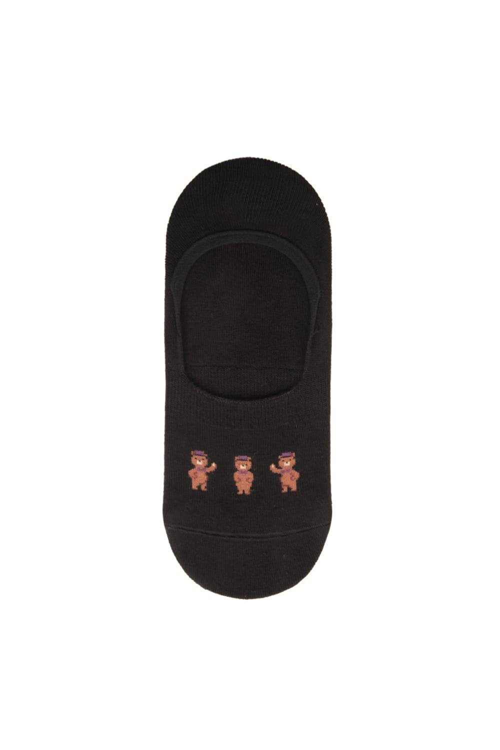 Fundaze-Bear No Show Socks-Çorap-1-fleurdirect.live