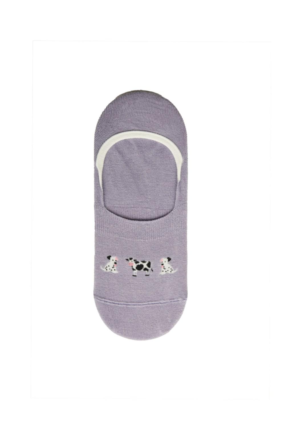 Fundaze-Cow No Show Socks-Çorap-1-fleurdirect.live