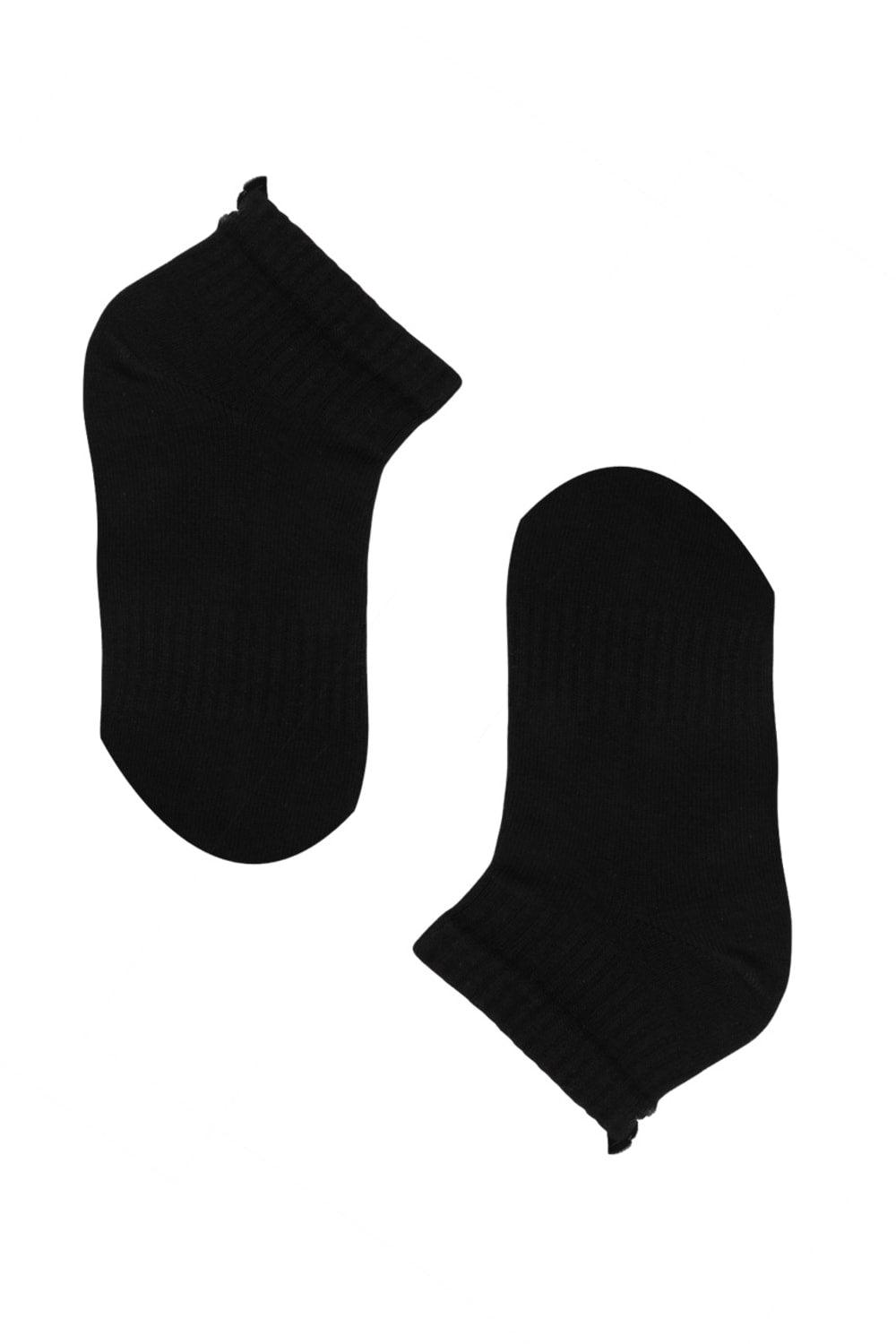 Fundaze-Essential Socks - Black-Çorap-1-fleurdirect.live