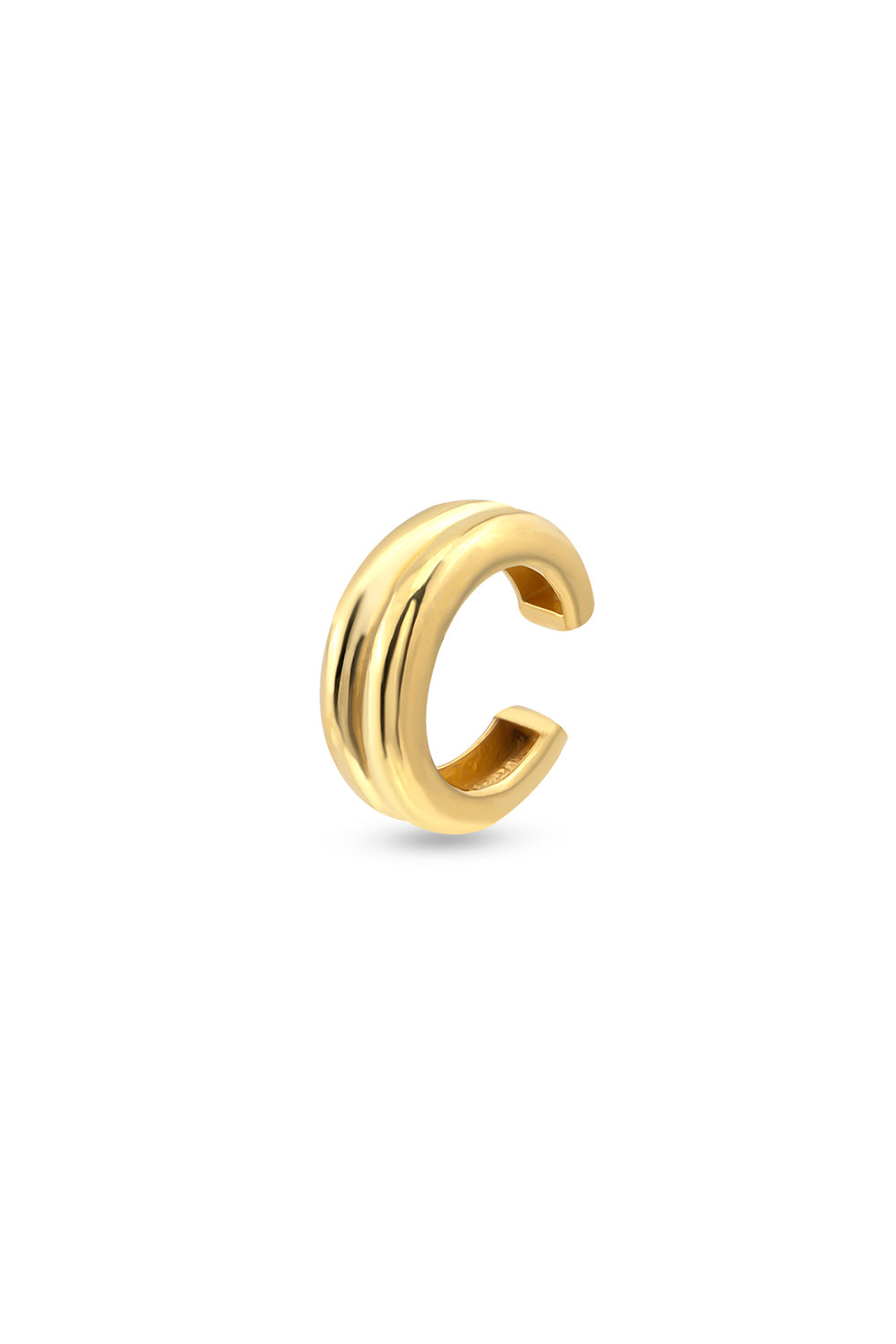 Gal İstanbul-Small Twin Earcuff Gold-Küpe-1-fleurdirect.live