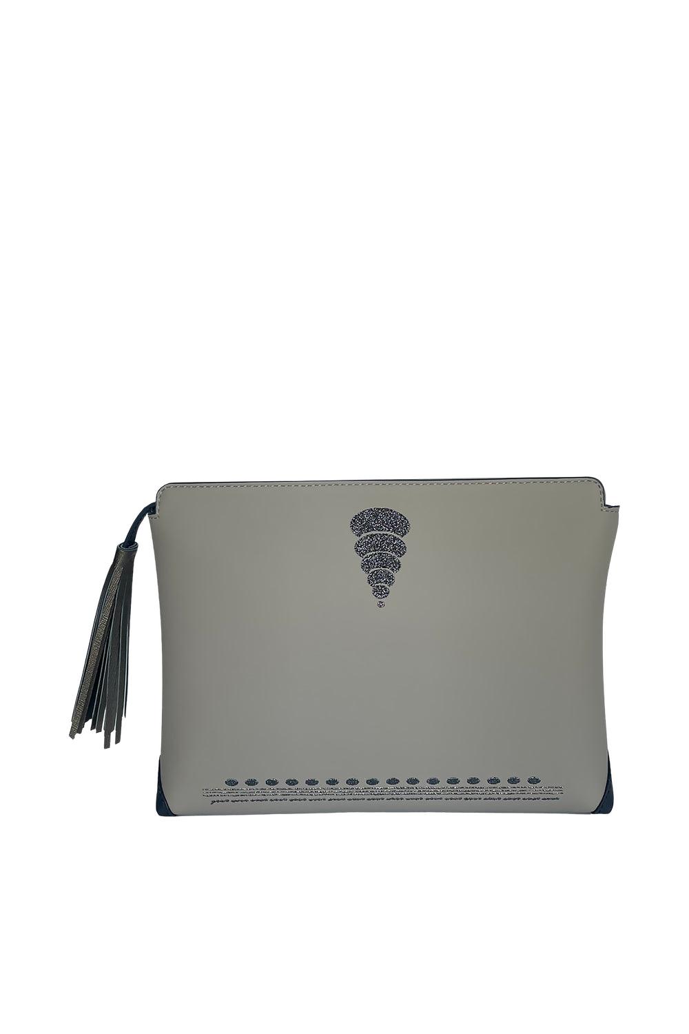 Geomi-Mun Clutch - Gri-Clutch-2-fleurdirect.live