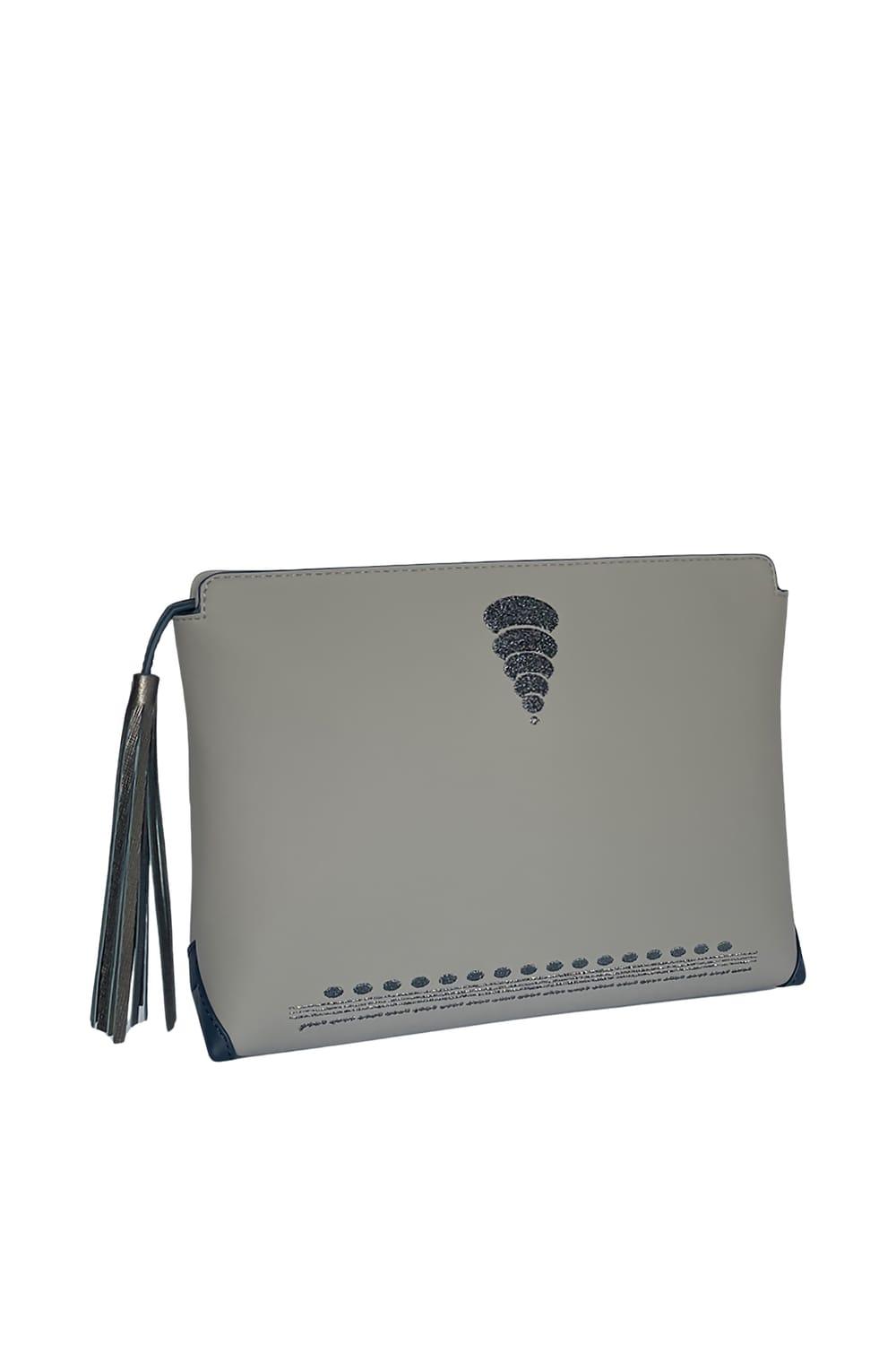 Geomi-Mun Clutch - Gri-Clutch-4-fleurdirect.live
