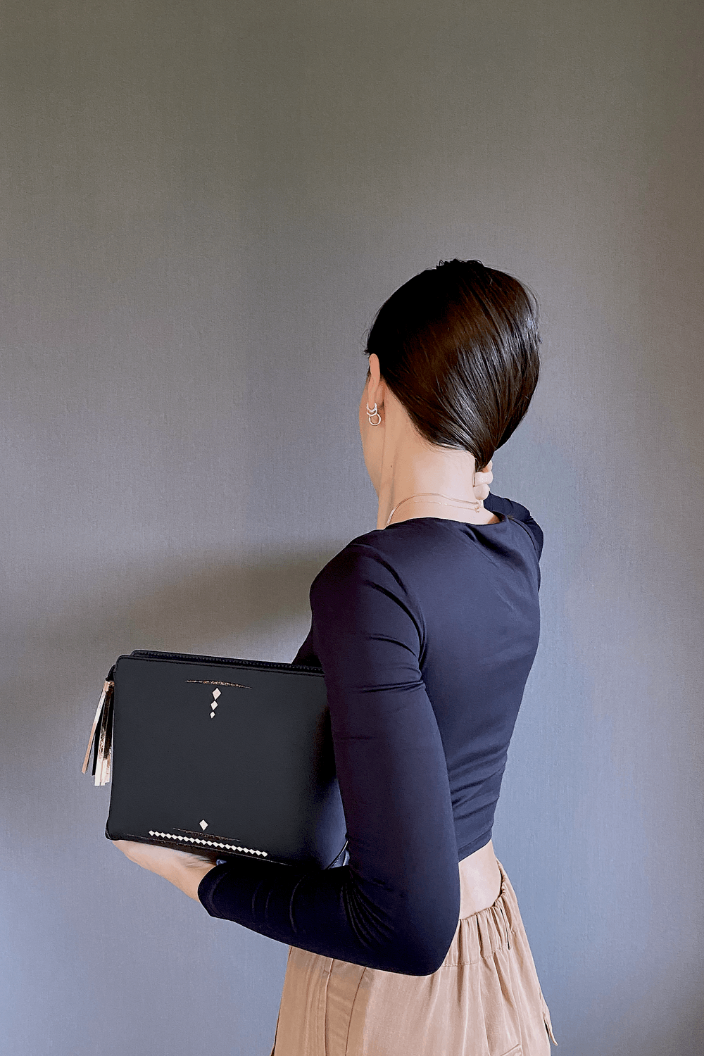 Geomi-Mun Clutch - Siyah-Clutch-9-fleurdirect.live