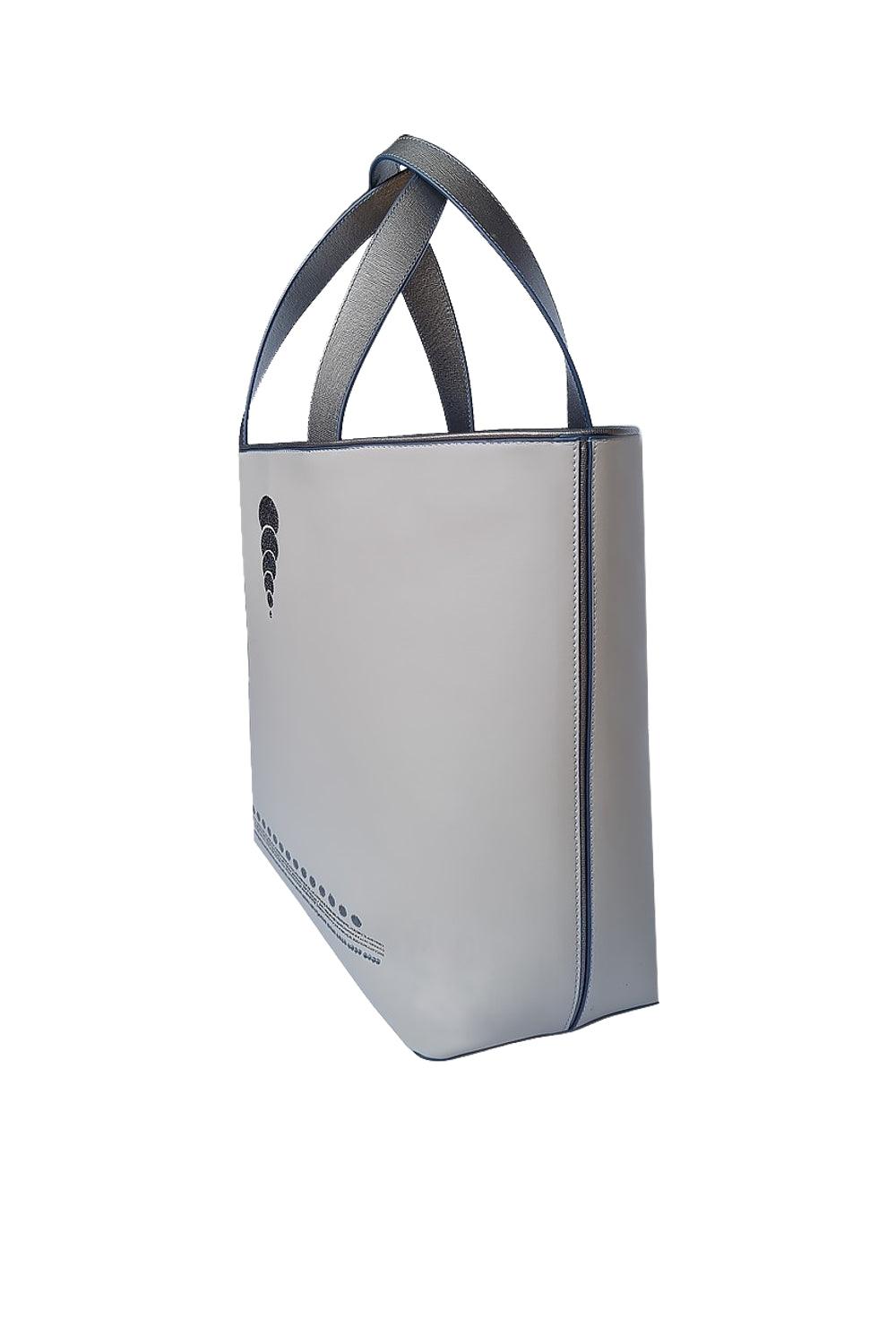 Geomi-Mun Tote - Travel Size - Gri-Omuz Çantası-6-fleurdirect.live