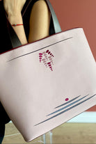 Geomi-Mun Tote - Travel Size - Gül Kurusu-Omuz Çantası-1-fleurdirect.live