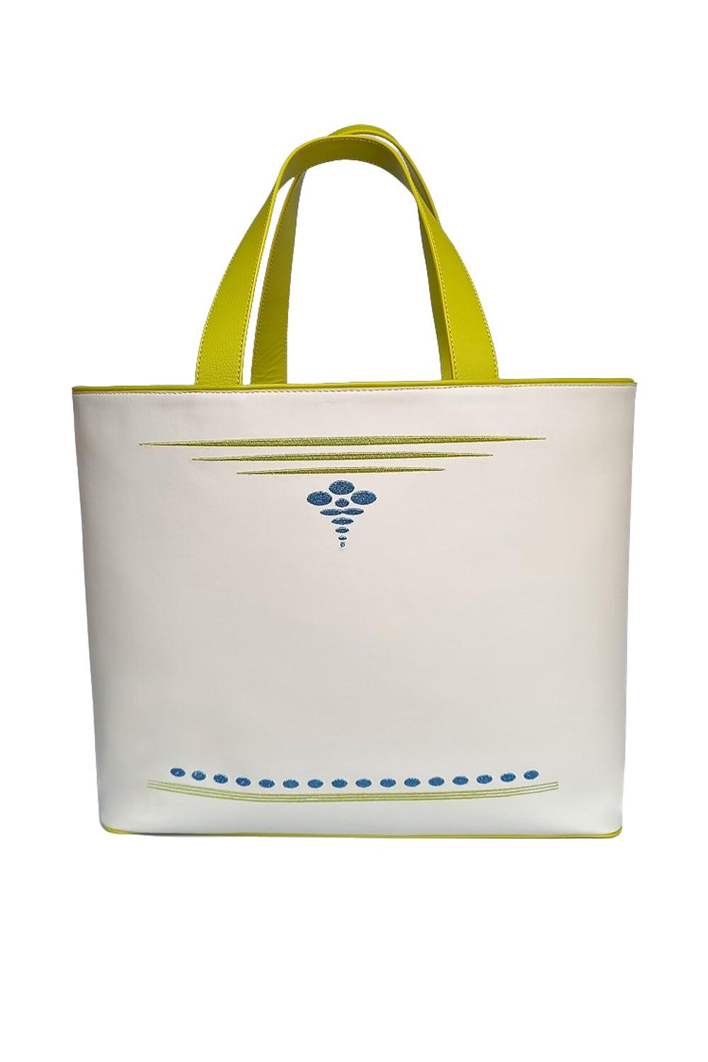 Geomi-Mun Tote - Travel Size - Vanilya-Omuz Çantası-5-fleurdirect.live