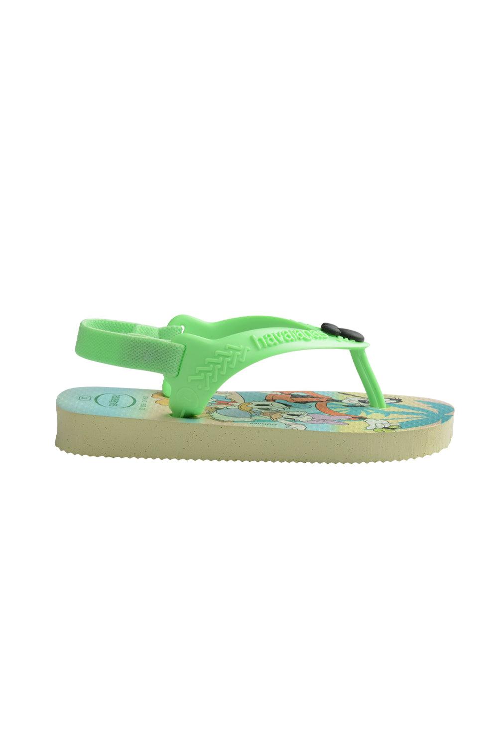 Havaianas-Baby Disney Classic Lime Green-Sandalet & Terlik-3-fleurdirect.live