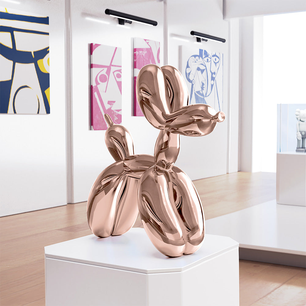 Jeff Koons-Jeff Koons Balloon Dog (Large) Rose Gold-Biblo-7-fleurdirect.live