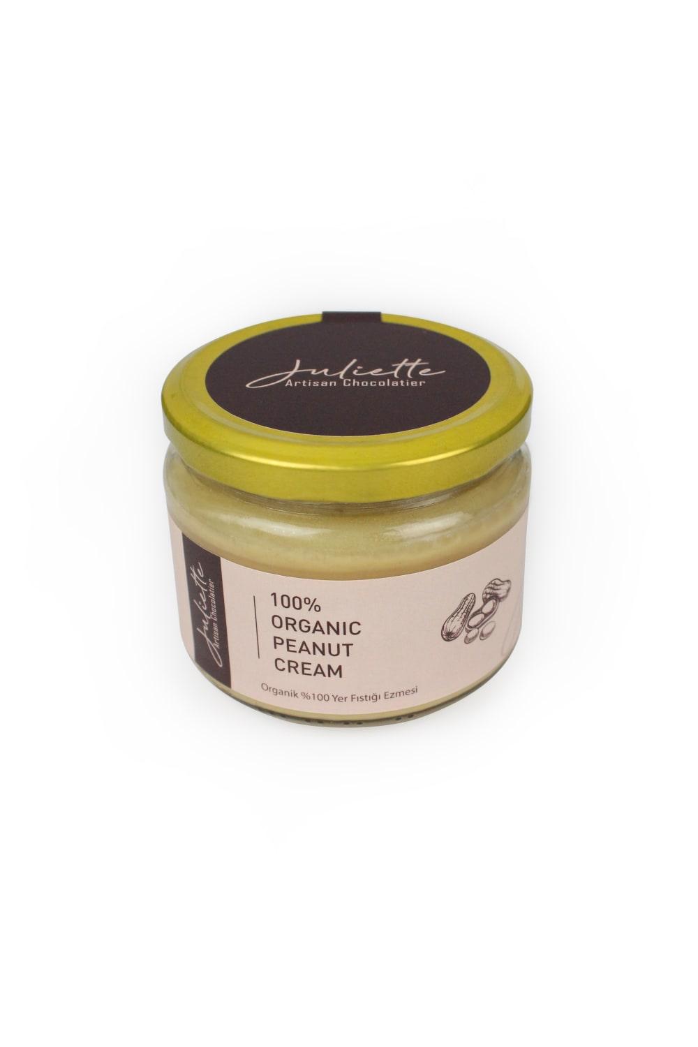 Juliette Artisan Chocolatier-%100 Organik Vegan Yer Fıstığı Ezmesi 250 g.-Özel Ezme-1-fleurdirect.live