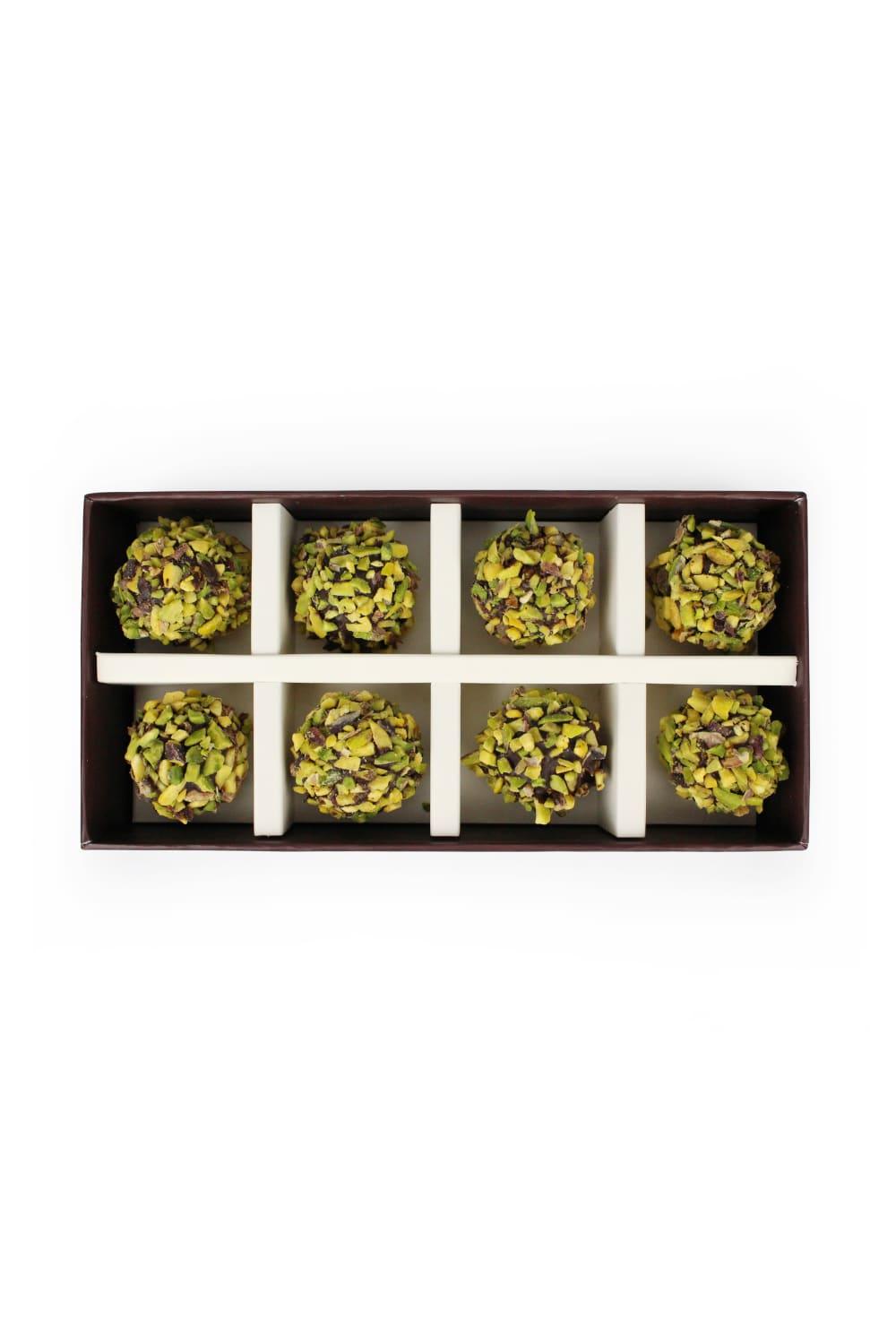 Juliette Artisan Chocolatier-Antep Fıstıklı Bitter Çikolatalı Vegan Truffle 200 g.-Çikolata-2-fleurdirect.live