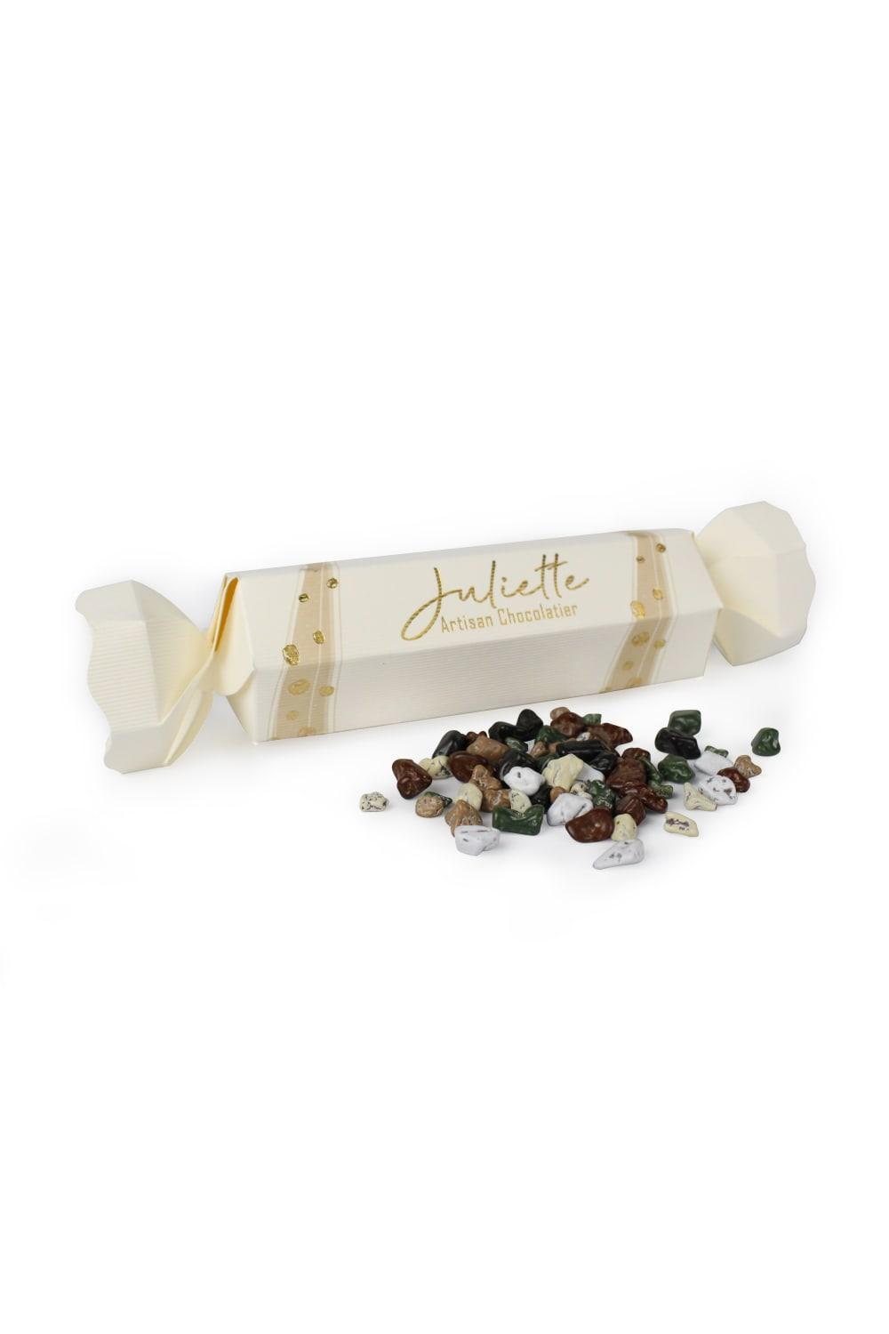 Juliette Artisan Chocolatier-Çakıl Taşı Draje 100 g.-Küçük Atıştırmalıklar-1-fleurdirect.live